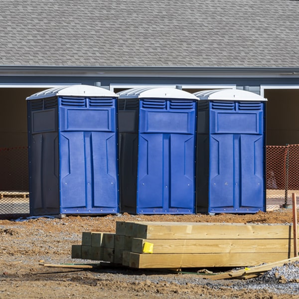 what is the maximum capacity for a single porta potty in Bonner-West Riverside MT